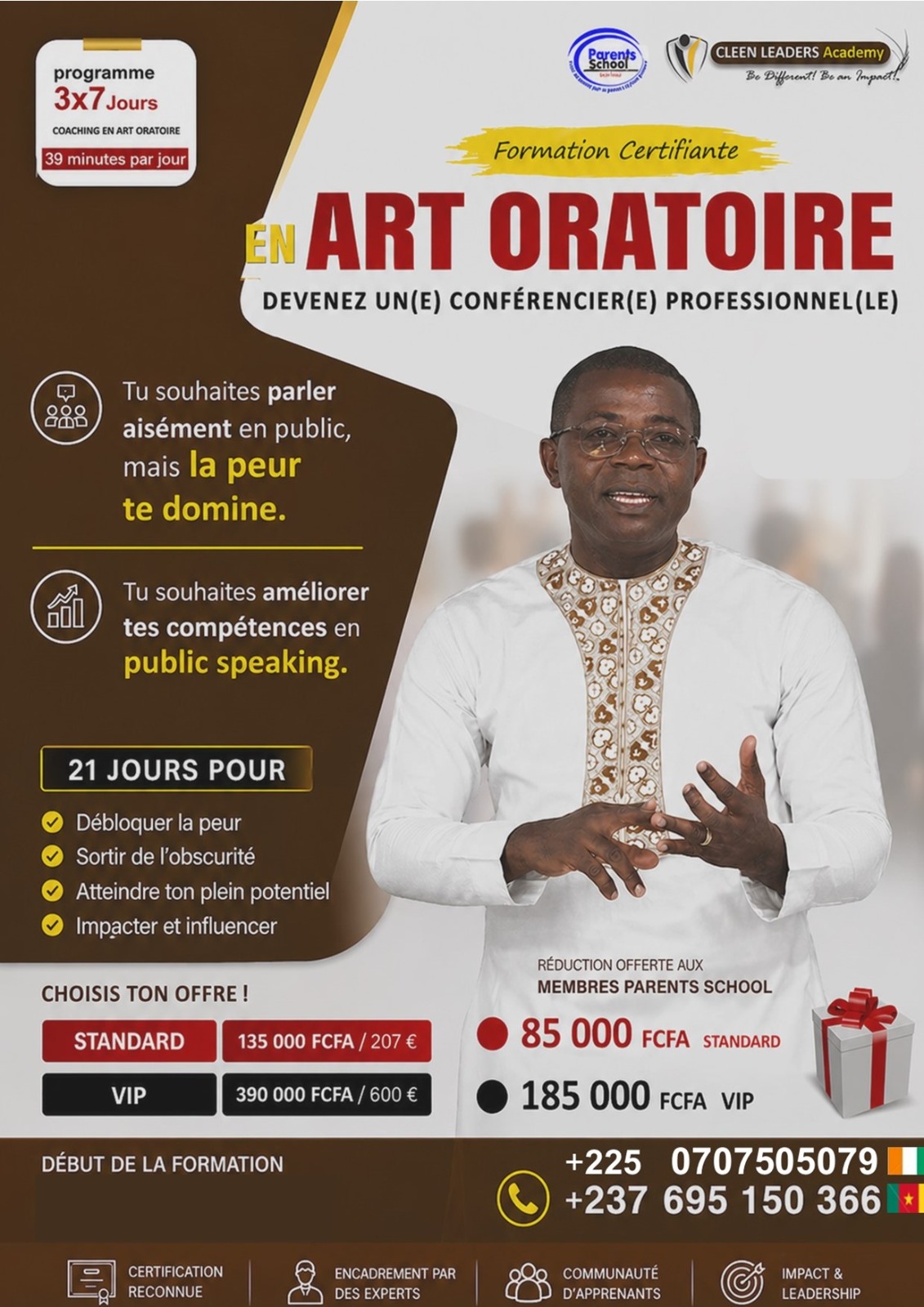 Formation Art Oratoire